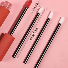 50pcs/100pcs New Disposable Lip Brushes, Lip Gloss Applicators, Lipstick Gloss Sticks, Soft Bristle Beauty Makeup Tools, Non-Woven Flocked Makeup Cotton Swabs, Portable Lipstick Brushes, Multi-Functional Lip Glaze Lip Mask Concealer Eyeshadow Brushes - Multicolor - View 11