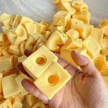 New TPR Ball Skin Ultra-Thin Cheese Tofu Ball Shell Super Soft Handmade Squeeze Toy - Multicolor - View 3