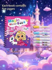 1/8 Set Magic Early Education Drawing Educational Learning Cards, Suitable For Ages 3+, Reusable Learning Cards (Pen And Doodle Card Border Color Random), Perfect Gift For Kids, Holiday Gift, Birthday Gift, Party Favor - Multicolor - View 19