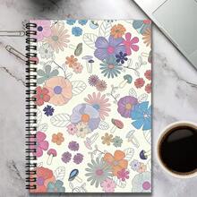 1 pieza Cuaderno de espiral con tema de neurodiversidad creativa, portada con patrón abstracto de cerebro colorido, único y distintivo. Adecuado para registros de trabajo, notas de estudio, escritura de diario, etc. Ya sea como regalo para graduación, cumpleaños o para planificación diaria y uso de memorandos, es una excelente opción. - Multicolor - Ver 18