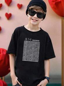 Tween Boys T-Shirts - Black - View 1
