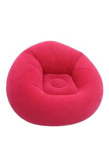 3pcs/1pc Sofa Bean Bag Tiup Lembut Warna Solid, Kursi Santai Lipat Portabel Nyaman, Kursi Santai Rumah untuk Dewasa, Penggunaan Dalam Ruangan, Luar Ruangan, Berkemah, Musim Panas - Berbagai gaya - View 17