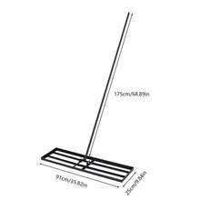 1.75m/5.74ft Lawn Leveling Rake, Lawn Leveling Rake For Yard, Lawn Leveler Tool For Turf Leveling Topsoil Spreading Pitch Preparation Garden Tool - A - View 3