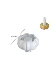 1pc Pumpkin Flower Candlestick Stand Gypsum Ornament DIY Aromatherapy Multiple Candlestick Bases Silicone Mold (5 Options Available) - Candlestick Mold - View 10