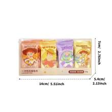 Miniso Disposable Compressed Towel, Quick Expand Individual Facial Cloth, Wash Accessory For Business Trip Hotel, Soft Plant Fiber Material (24 Counts) - Multicolor - View 10