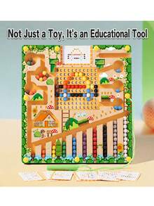 Fun Magnetic Maze Toy: Color Sorting, Focus Training & Brain Development Game For Kids – Perfect Gift For Birthday, Halloween Or Christmas - Multicolor - View 5
