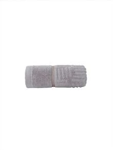 1-Piece Pure Cotton Grey Bath Towel Or Kitchen Small Towel, Jacquard Pattern, Absorbent And Quick-Drying, Suitable For Both Men And Women All Year Round, Suitable For Bathroom, Hotel, Swimming, Festival Gift, Travel Outdoors, School, Home - Grey - View 8