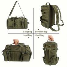 Multifunctional Fishing Backpack Tackle Bag With Rod Holders Fish Equipment Storage Waterproof Wear-Resistant Outdoor Sports Bag - Multicolor - View 5
