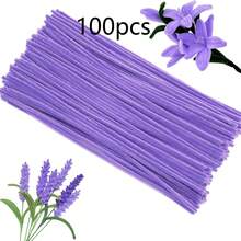 Kit de Artesanato com 525 Peças de Limpador de Cachimbo, Perfeito para Fazer Flores Frescas, Cortar Caules para Trabalhos Artesanais, Arranjos de Flores Artificiais, Presentes do Dia dos Namorados, Dia das Mães, Formatura, e Decorações de Volta às Aulas - Multicolorido - Visão 15