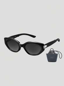 Beneunder Cat-Eye Foldable Fashion Glasses FD024 - Black - View 6