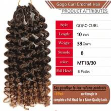 Hawaiian Ocean Wave Crochet Braided Curly Hair Goddess Braids Synthetic Wig Bohemian Style Hair Accessory For Women - Multicolor - View 2