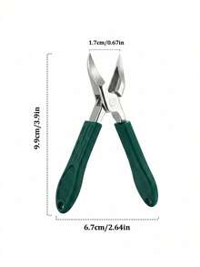 1pc Precision Stainless Steel Nail Clipper, Ergonomic Anti-Splash Design With Built-In File, Professional Toenail & Fingernail Trimmer For Men And Women, Durable Manicure Tool For Travel And Home Daily Care - A - View 7