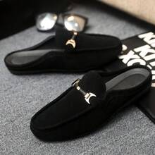 Men's Fashion Soft Sole Slippers, Men's Casual Shoes, Soft Sole Support Shoes, Sports Shoes - Black - View 5