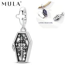 1pc Silver-Plated Halloween Party Gift Unique Design Openable Pumpkin Candy House Coffin Skeleton Glow-In-The-Dark Pendant Beads Suitable For Bracelet Necklace Beads Suitable For DIY Jewelry Making Halloween Gift For Family And Friends - Silver - View 7