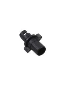 Adaptador de válvula de aire para kayak inflable de uso pesado, conector universal de válvula de bomba de aire, accesorio de inflado para SUP inflable, bote y kayak, adaptador para canoa, bote de goma, tabla de SUP, equipo de deportes acuáticos inflable, pieza de repuesto para inflar y desinflar - Negro - Ver 10