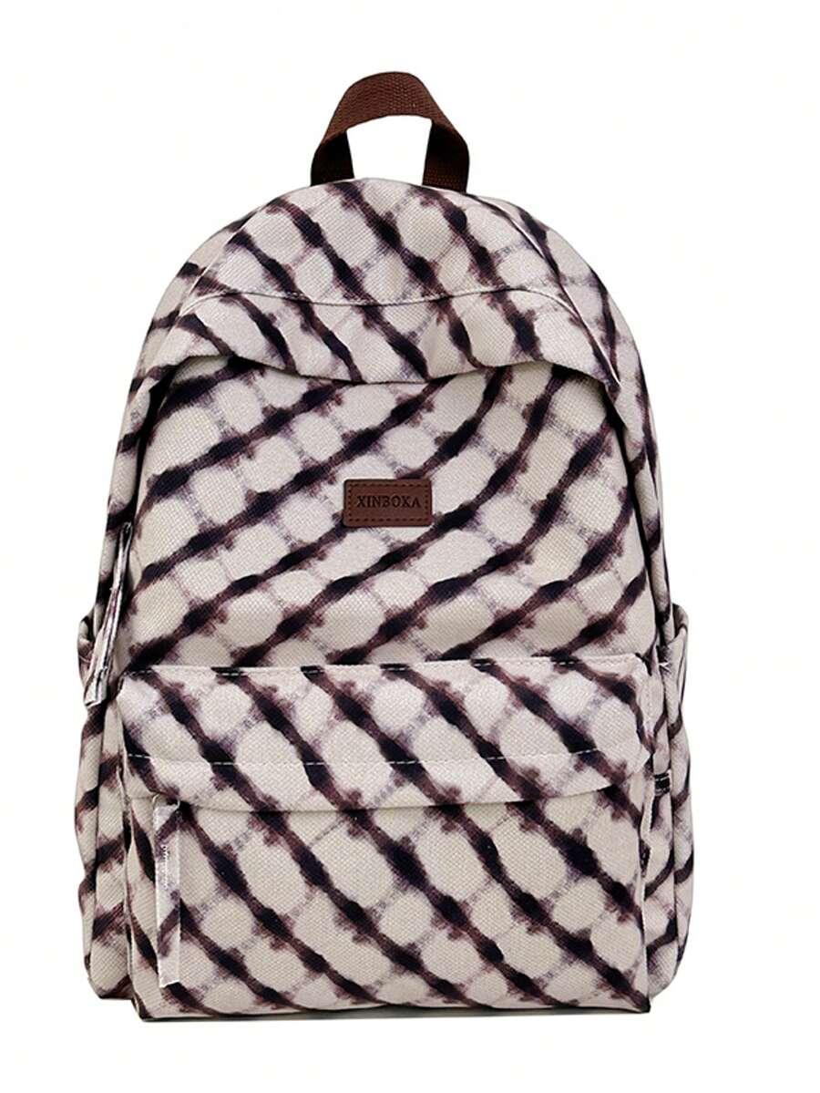 LECEY Mochila casual versátil de gran capacidad - Marrón - Ver 1