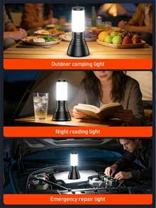 Philips SFL1253 Multi-Function Flashlight Camping Lantern Dual Main & Side Light 360° All-Round Illumination 5 Lighting Modes Stepless Dimming Torch With Dual-Color Indicator Ring For Camping Hiking Emergency - Flashlight - View 6