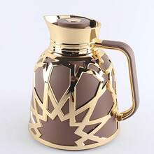雙層真空保溫瓶 1000ml 保溫咖啡壺 茶水咖啡分裝壺 咖啡保溫壺 熱水壺 - 彩色 - 查看 10