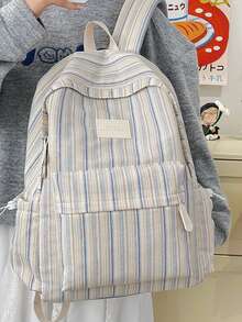 LECEY Mochila casual versátil de gran capacidad - Azul - Ver 7