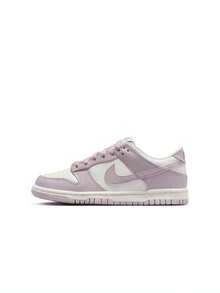 Teenager NIKE DUNK LOW (GS) Casual Shoes Low-Top FB9109-122 - White - View 1