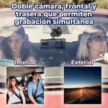 Dual Camera Exterior Interior Rear DVR Car Auto Black Color Ele-Gate - A - View 6