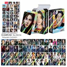 B-TS, J-H.OPE, JK, SU.GA, V, SWIM, Kpo.P 照片卡，Kpo.P 粉絲周邊商品，新專輯與歌曲，偶像周邊朋友生日禮物，1盒124件卡片（60張Lomo卡 + 64張貼紙），名人卡，卡片收藏，精緻裝飾，精緻小禮物，節日禮物，收藏品 - 彩色 - 查看 13