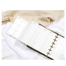 5pcs A6 A7 4-Fold Yearly Planner Loose-Leaf Refill Pages, 5pcs 6-Hole Loose-Leaf Ring Binder Pages Compatible With Annual Schedule Planning Time Management Notebook, Campus Student Planner - 4-fold Annual Plan - View 8