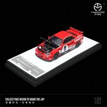 TIMEMICRO 1:64 GTR34-0 Red Paint Die-Cast Alloy Car Model Collectible Display Gift - Multicolor - View 2