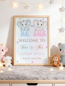 1 buah Papan Selamat Datang Pengungkapan Jenis Kelamin Bayi yang Dipersonalisasi, Dekorasi Pesta Pengungkapan Jenis Kelamin Bayi Berbentuk Boneka Beruang dengan Nama yang Disesuaikan, Pesta Baby Shower untuk Bayi Laki-laki atau Perempuan, Kembali ke Sekolah - MultiWarna - View 7