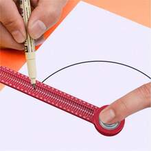 Woodworking Marking Tool, Woodworking Drawing Compass, Aluminum Alloy Drawing Tool Hole Ruler, High-Precision Woodworking Marking Gauge, Concentric Axis Design And Painting, Engineering Decoration Hole Ruler, Marking Measurement Tool - 1pc - View 5