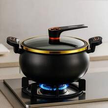 Large Capacity Stew Pot Stock Pot Stew Pot With Lock Iid For Braising Soups - View 8