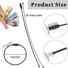 28/48pcs Random Color Stainless Steel Wire Key Rings, Steel Cable Loop Screw Lock Rope Key Fobs, Key Chain Rings, Outdoor Tools - Multicolor - View 4