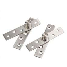 Dobradiça Pivô Pino Porta Pivotante 300 Kg 2pçs Aço Inox 304 - A - Visão 3
