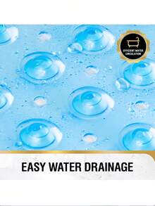 1pc Extra Long Non-Slip Bathtub Mat With Drainage Holes And Suction Cups, 40"X16" Extended Bathtub Mat, Soft Touch Machine Washable, Suitable For Home, Hotel And RV Travel, Multiple Colors Available (Style And Color Random) - Multicolor - View 3