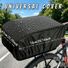 1 buah Penutup Keranjang Multifungsi Universal, Cocok untuk Sepeda Motor dan Sepeda, Sepeda Gunung dan Sepeda Balap. Dapat Digunakan sebagai Penutup Keranjang, Penutup Kipas, Penutup Ransel, Penutup Layar, Penutup Jok, dan Penutup Pelindung Serbaguna. - Hitam - View 3
