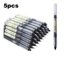 Bolígrafo de punta fina de 0.5mm, tinta líquida de secado rápido japonesa, escritura suave, suministros de oficina y estudiante para el regreso a la escuela (Negro) - A - Ver 11