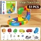 51pcs 3D Track Car Set