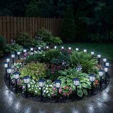 2/6/12/24PCS Outdoor Solar Lawn Lights, Portable Detachable Ground Stake Lights, White Light Garden Decoration Ground Lights, Light Sensing Function, Built-In Rechargeable Battery, Solar Panel Charging, Suitable For Yard, Path, Garden, Landscape Decoration Lighting, Outdoor Garden, Camping, Fishing, Swimming Pool Decoration Lighting Fixtures - White Light - Ground Light - View 6