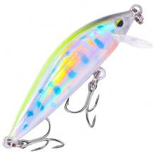 Hengjia 1pc 5cm 3g Micro Fish Lure, Sinking Artificial Hard Bait, Vibrating Bait, Bait, Stream Fishing Lure, Suitable For Trout, Bass, Carp - Multicolor - View 14