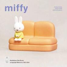 Miffy Sofa-Shaped Phone Stand Blind Box, Cute Rabbit Character ABS Desktop Phone/Tablet Stand, Portable Foldable Desktop Stand, Japanese Style Cute Home Office Decor, Random 1pc - Multicolor - View 8