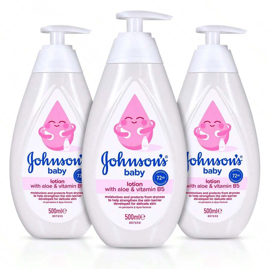 Johnson's Johnsons Baby Pump Lotion 500ml - Pack 3 - Citrus - View 1