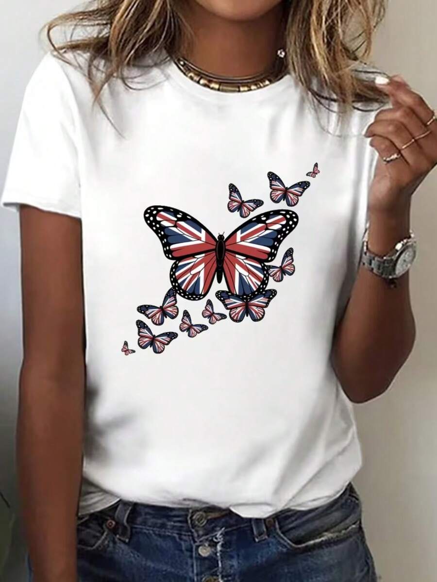 Women T-Shirts - 白色 - 查看 1
