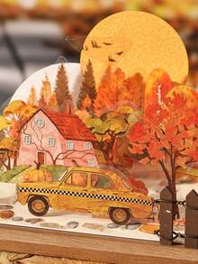 1 Pack 30pcs Vintage Autumn Farm Stickers For Planner DIY Collage Decoration Scrapbook Journal - Picking Autumn Handmade - View 6