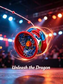 Premium Metal Alloy Yo-Yo - Dual Responsive & Unresponsive Modes, Entry Level For Beginners, Professional Competitive Trick Juggling YoYo Toy, Great Gift For Hobbyists & Players - Multicolor - View 7
