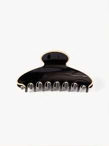 Opalesca 1 pièce Pince à cheveux texturée minimaliste en fibre d'acétate de style européen et américain, accessoire de cheveux élégant pour femme, convient pour les chignons, les coiffures décontractées, les pinces à cheveux, les épingles à cheveux, les accessoires de cheveux, la décoration de coiffure de vacances d'automne/hiver pour femme, tenue d'été élégante - Multicolore - Voir 7