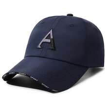男士春夏透氣防曬棒球帽，夏季遮陽帽，女士棒球帽，Ins風 - A - 查看 16