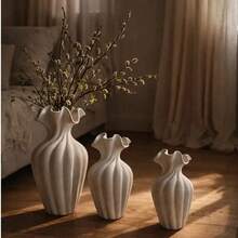 1pc Exquisite Vase, 12cm Height, Compact And Elegant, Suitable For Desktop Display, Suitable For Dried Flowers And Fresh Flowers, Rough Matte Surface Design, Fashionable And Novel, Modern Style, Suitable For Young People - 1PC - View 7
