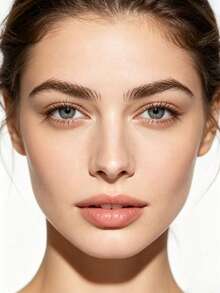 1/2 Pcs Natural-Looking Realistic BrownEyebrow Temporary TattooStickers - Easy ApplyDisposable - Brown - View 3