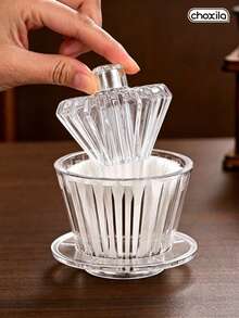 Dengcoo 1pc Durable Coffee Filter Press, Diamond-Shaped Coffee Filter Accessory, Hand Drip Coffee Filter, Suitable For Home And Manual Coffee Brewing - Paper Press - View 11