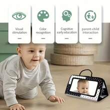 Infant Educational Toy, Baby Foldable Mirror, Car Backseat Bed Rattle, Stroller Hanging Ornament - Multicolor - View 3